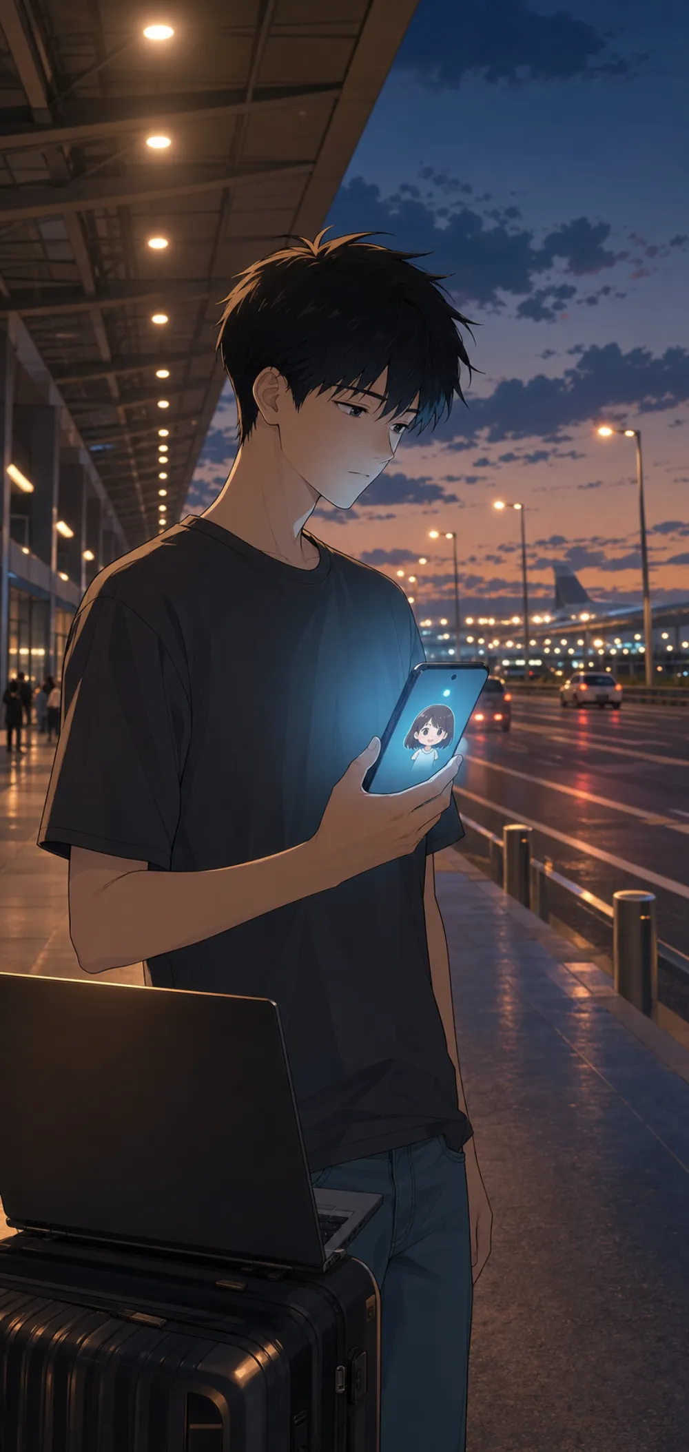 「顺利。」